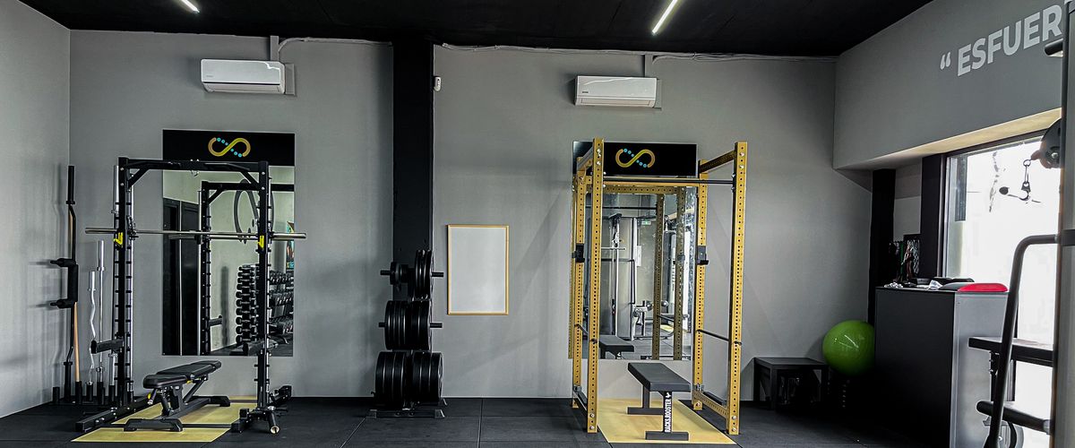 Sala de entrenamiento FisiotrainingLeira Badalona · Ejercicio terapéutico